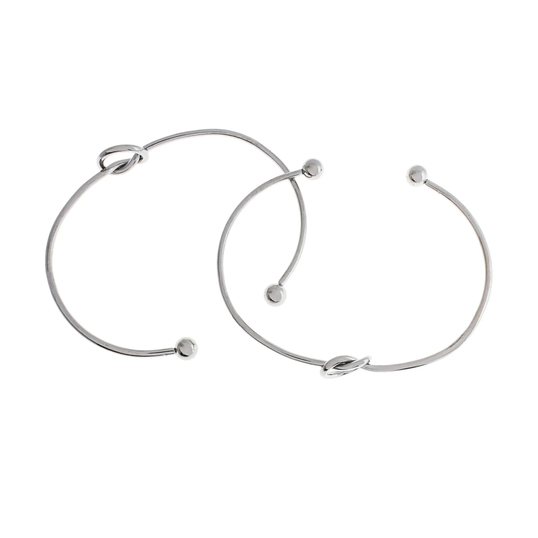 Stainless Steel Cuff Bangles - 66mm ID - Choose Your Quantity!
