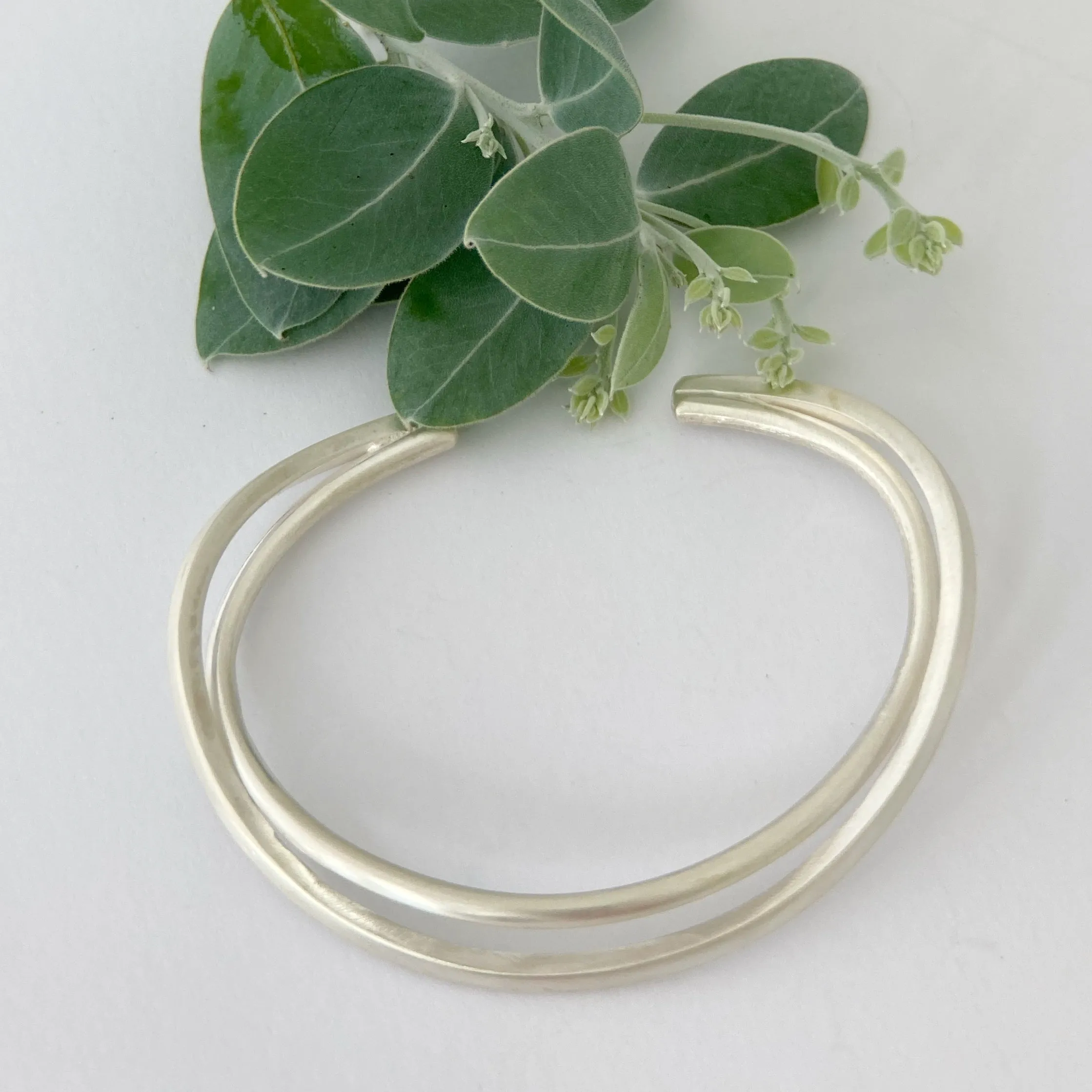 Sterling silver Wrapped cuff