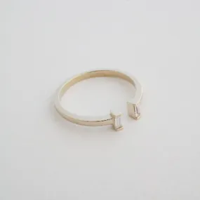 stevie baguette ring