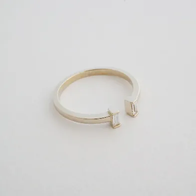 stevie baguette ring