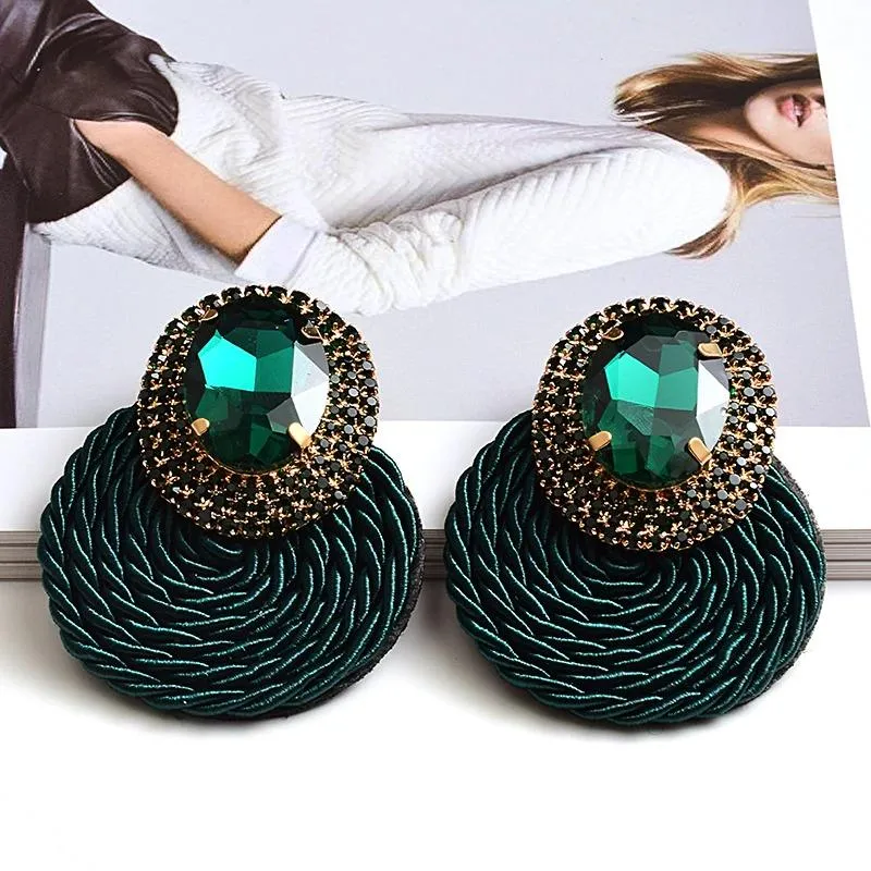 Summer Rhinestone Statement Earrings