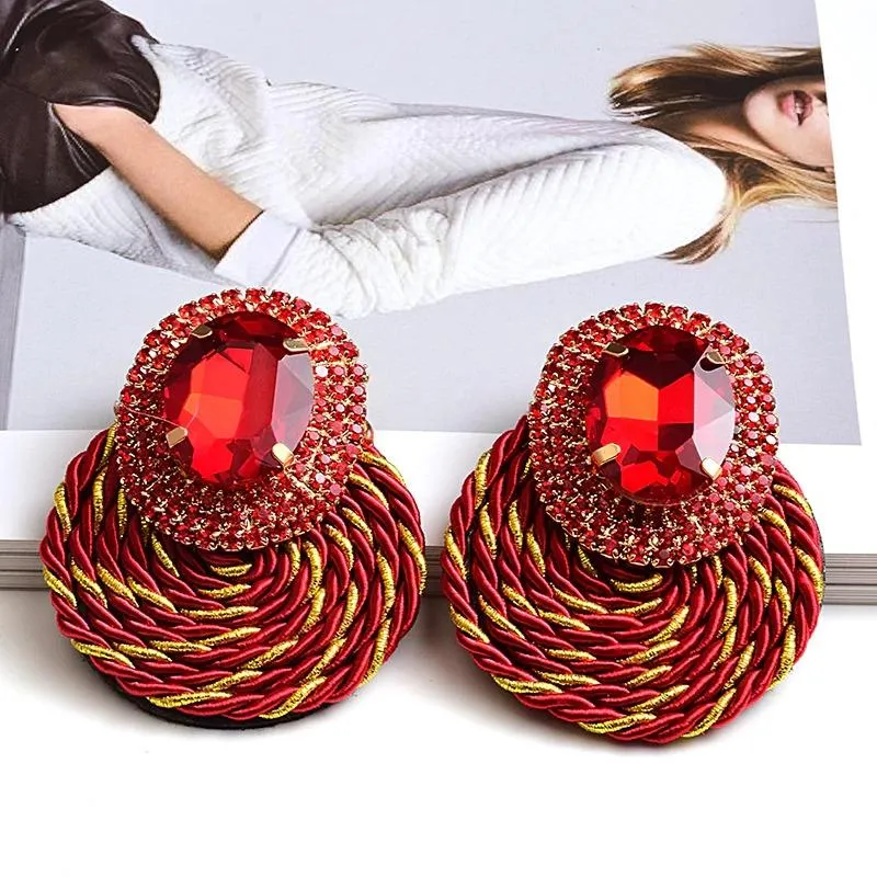 Summer Rhinestone Statement Earrings