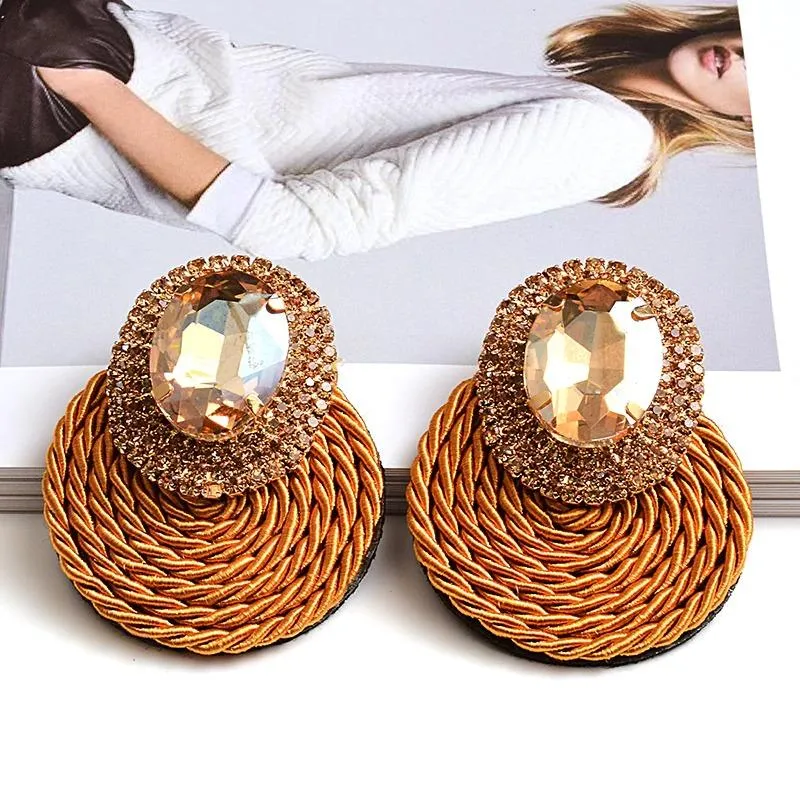 Summer Rhinestone Statement Earrings