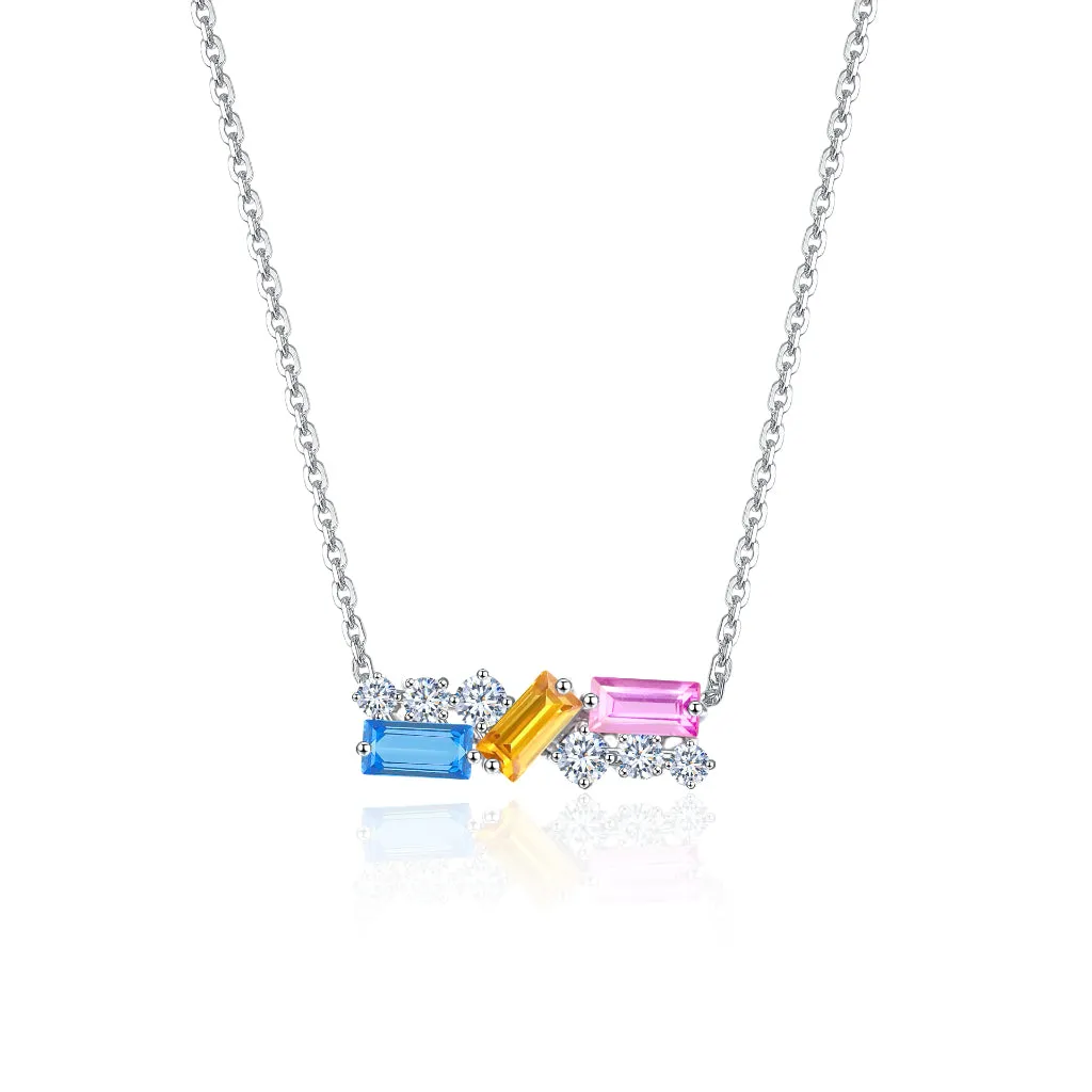 Taka Jewellery Spectra Diamond Necklaces 18KW