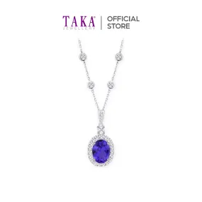 TAKA Jewellery Tanzanite Diamond Necklace 18K