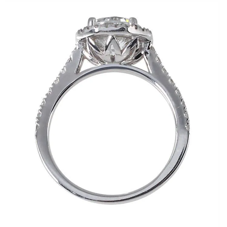 Unique Halo Engagement Ring