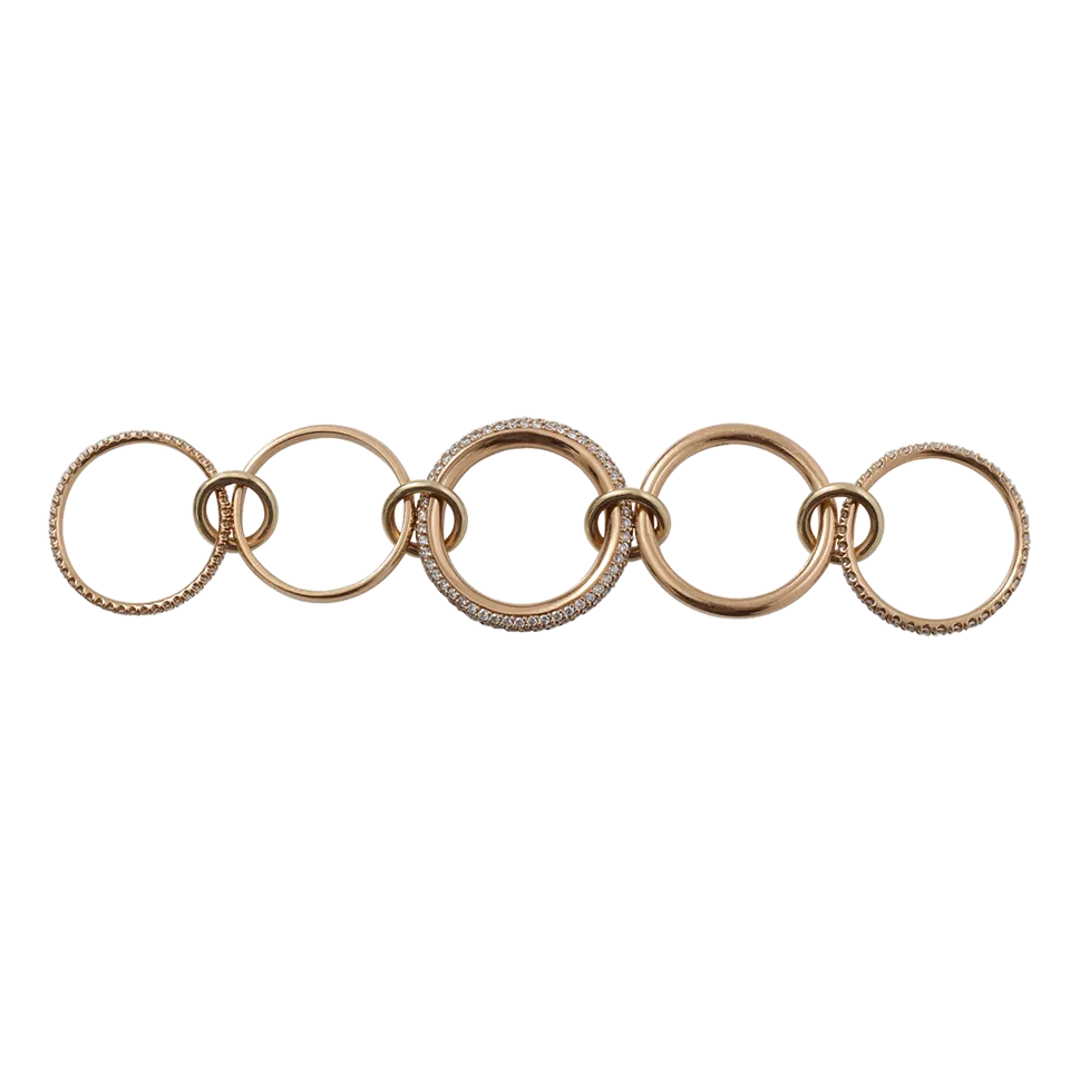 Venus Five Link Diamond Rings