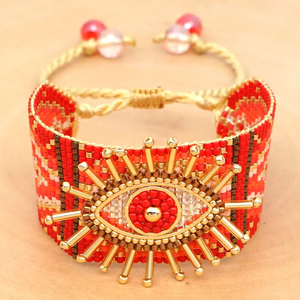 Wholesale Bohemian Beads Glass Bracelet