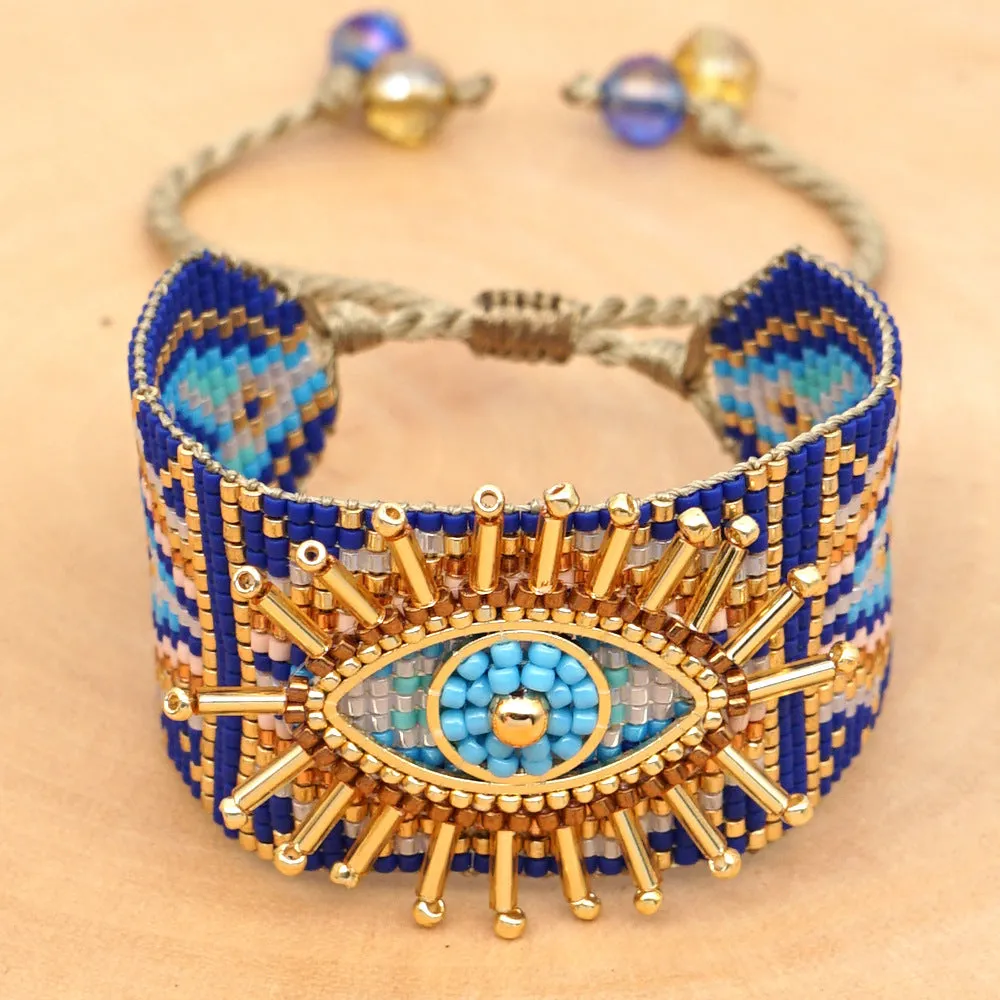 Wholesale Bohemian Beads Glass Bracelet