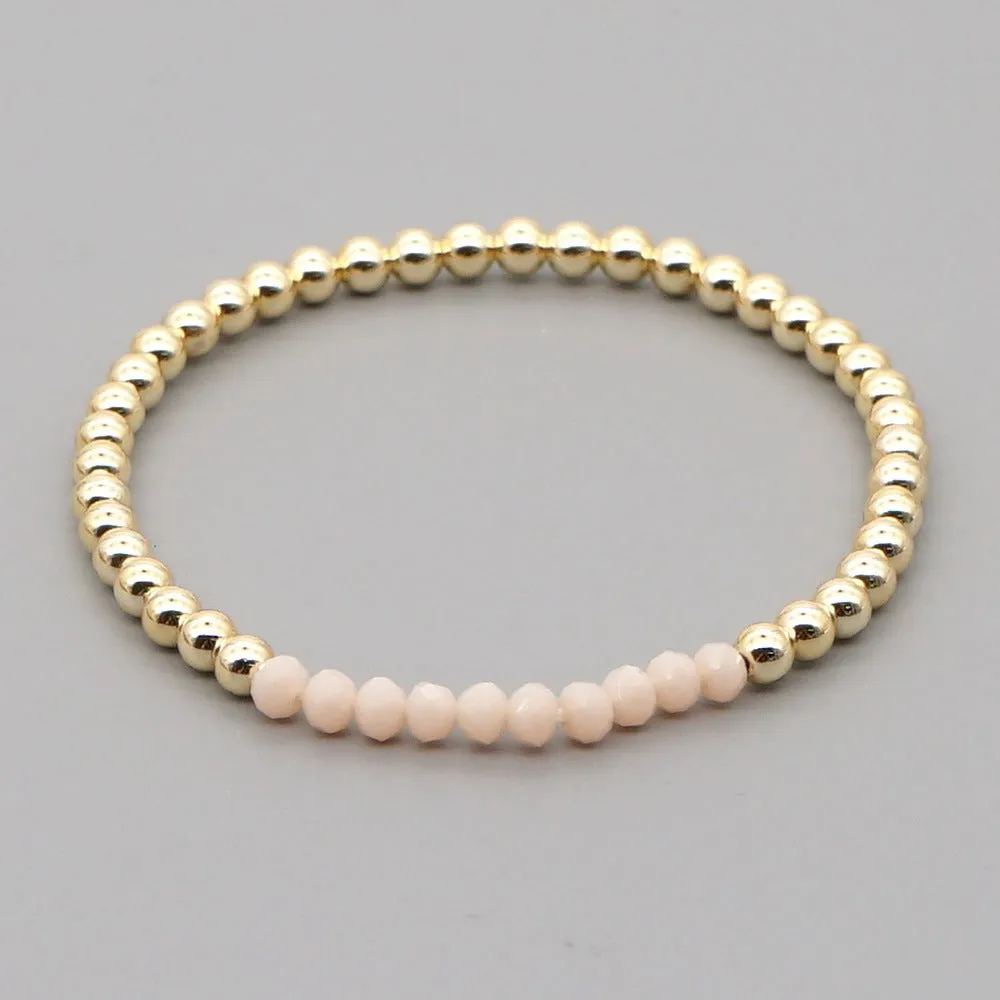 Wholesale Bohemian Gold Fastener Beads Bracelet