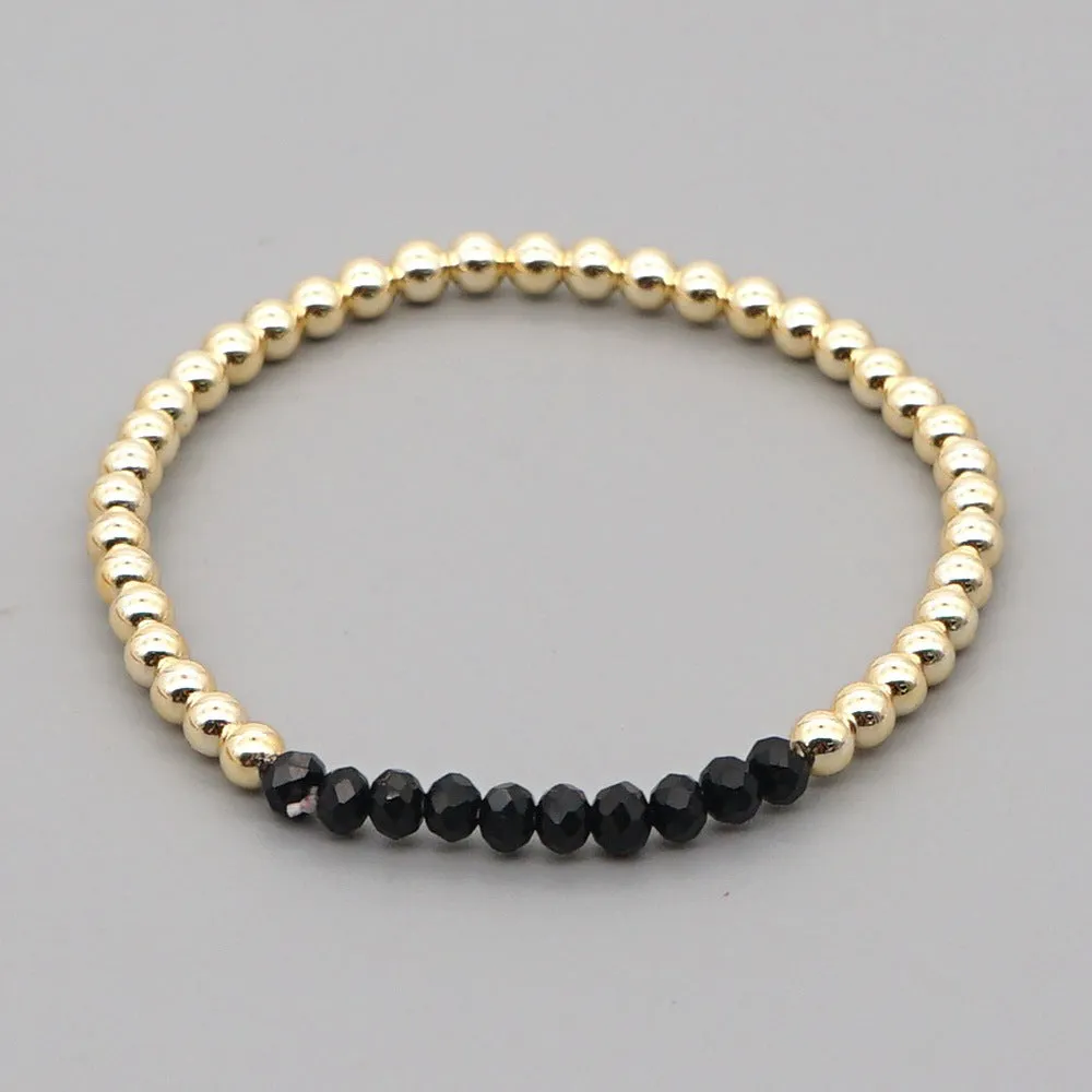 Wholesale Bohemian Gold Fastener Beads Bracelet
