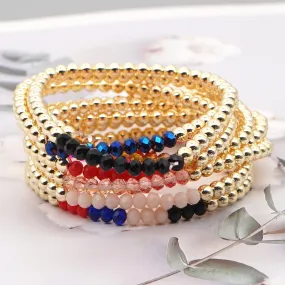 Wholesale Bohemian Gold Fastener Beads Bracelet