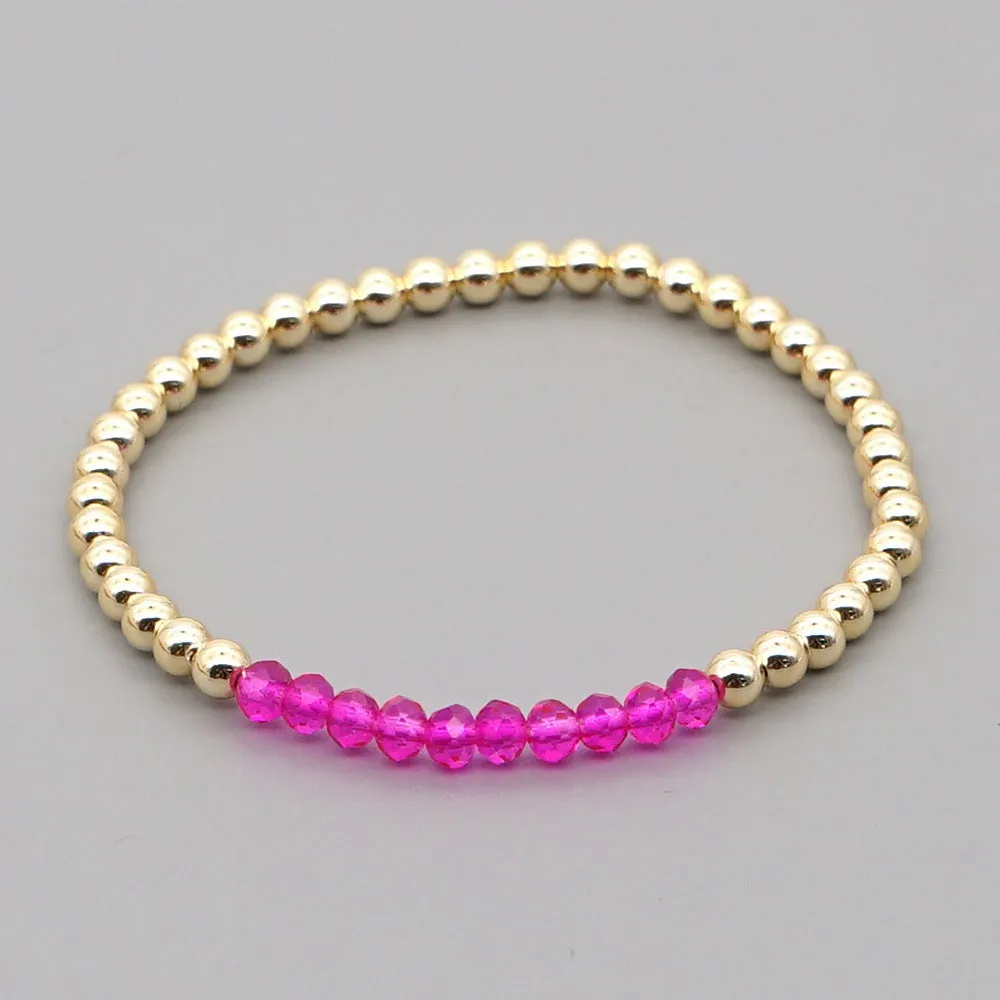 Wholesale Bohemian Gold Fastener Beads Bracelet