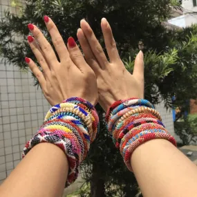 Wholesale Nepalese Hand-woven Japanese Essential Oil Diffuser Bohemian Beaded Bracelet