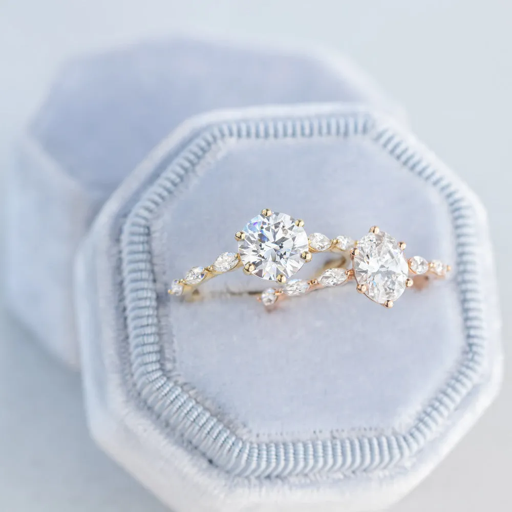 Willa ~ Side Stone Ring