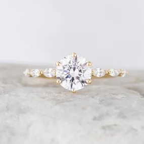 Willa ~ Side Stone Ring
