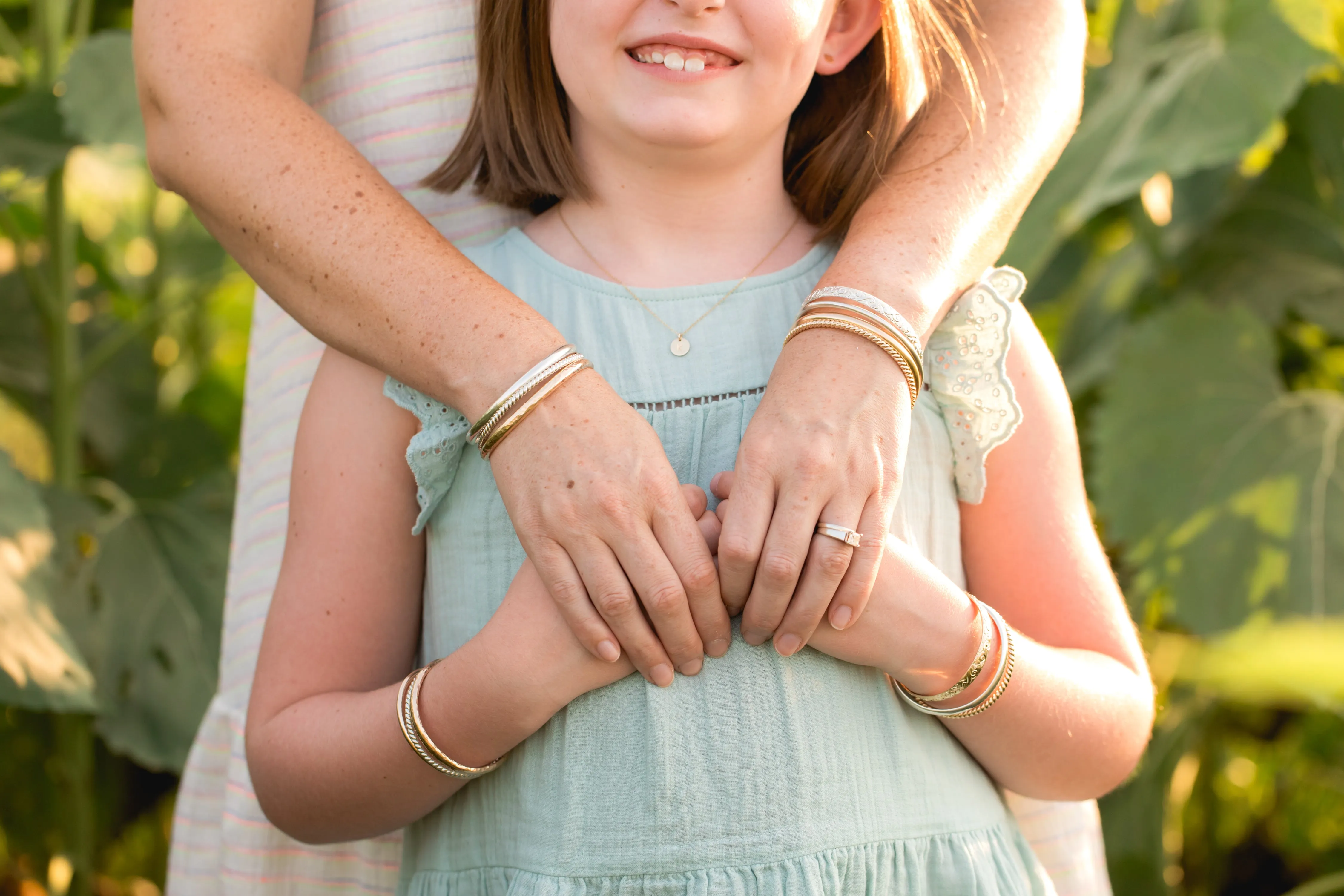 Woven Gold Bangle Cuff Bracelet